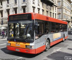 Puzzle Ρώμη αστικών λεωφορείων